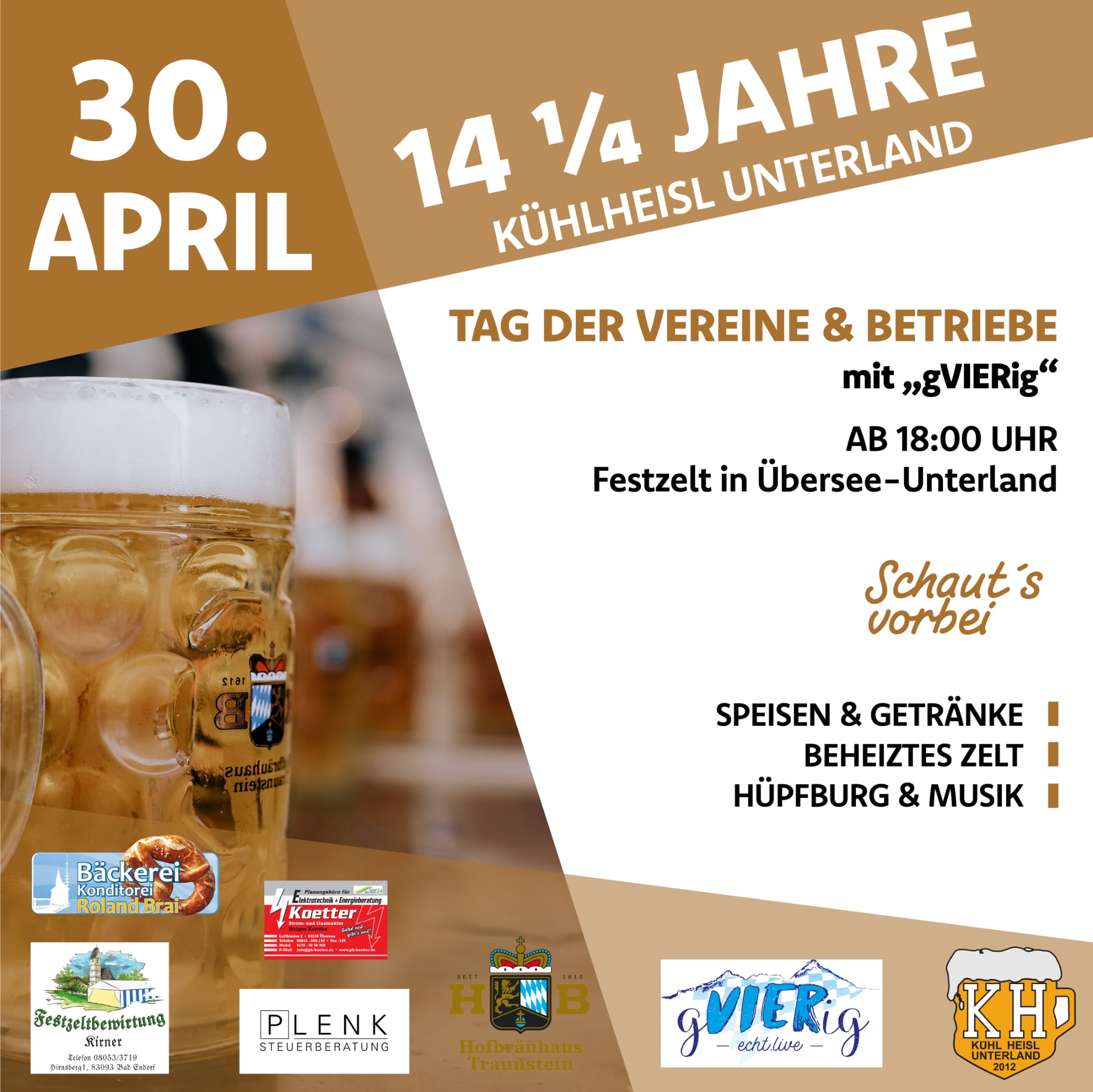 30. April – Tag der Vereine & Betriebe